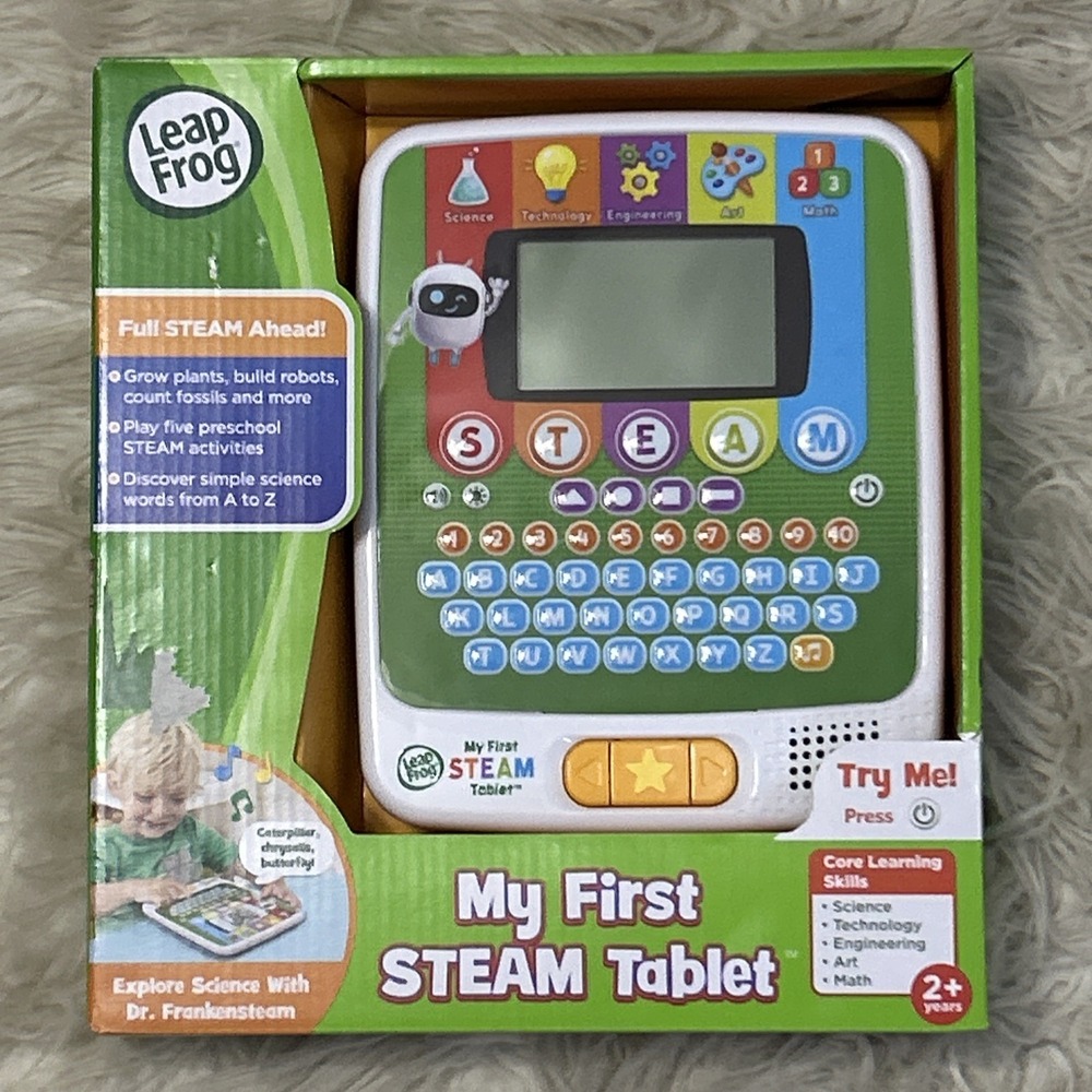 Leap Frog My First STEAM‎ Learning Tablet Educational, Age 2+  - New In Box